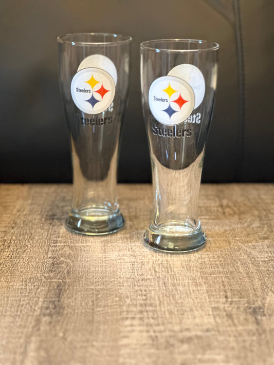 Pittsburgh Steelers Pilsner Glasses