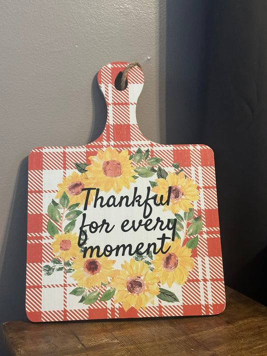 Thankful Decorative Cutting Board