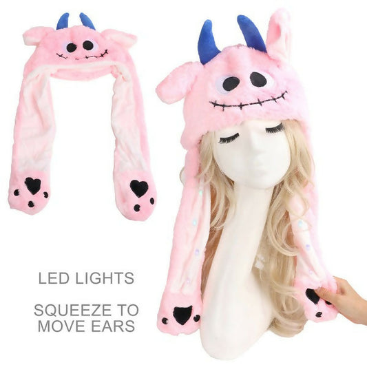 Kids Halloween LED Movable Ears Hat