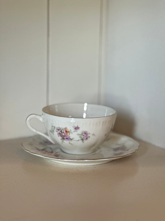 Vintage Haviland Helene teacup and saucer set