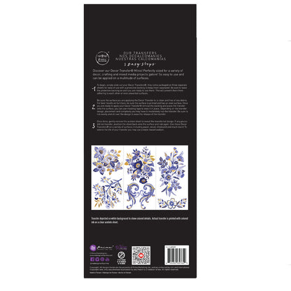 SMALL TRANSFERS – JULIET – 3 SHEETS, 6″X12″