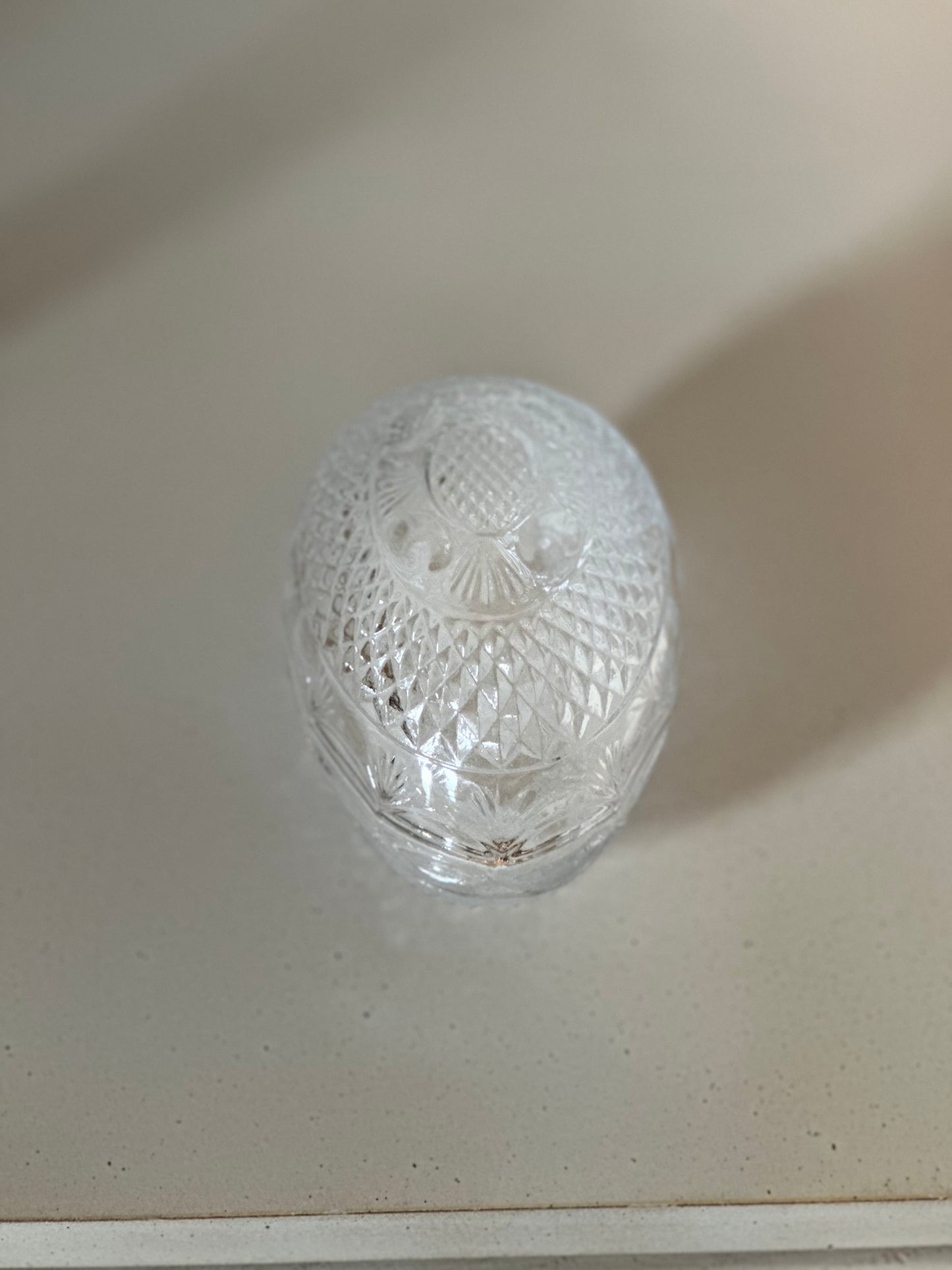 Glass Egg by Avon 1977
