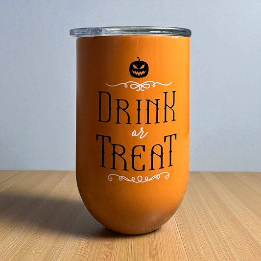 Tumbler Drink or Treat Orange