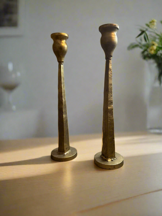 Gold Candlesticks 12.5”