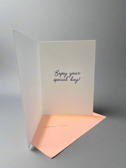 Floral Birthday Card, Happy Birthday