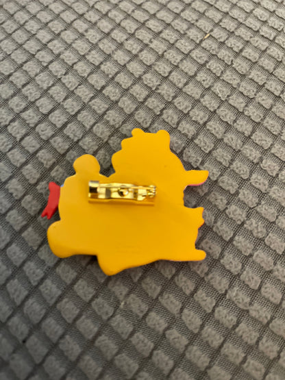 Vintage Disney Hallmark Winter Winnie the Pooh Broach