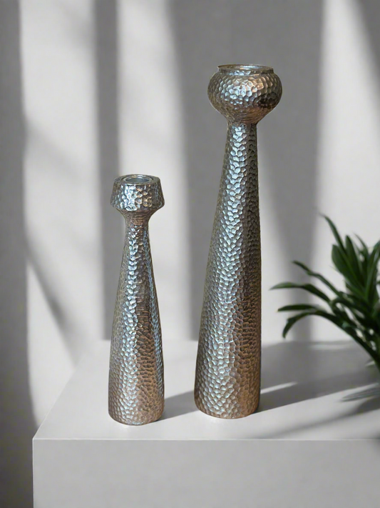 Silver Candle Holders