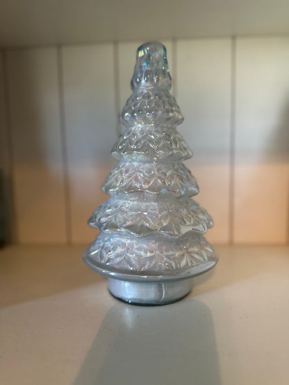 Iridescent 10” Glass Tree