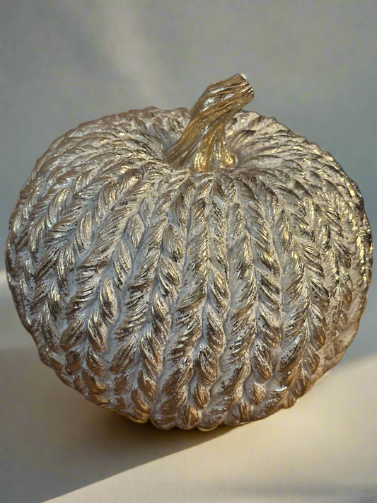 Gold & White Pumpkin