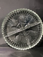 VtgCut Indiana Glass Divided Plate