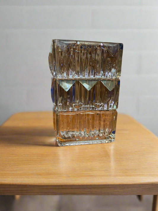 Clear Glass Vase Rectangular shape