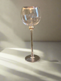 Glass Stem Candleholder
