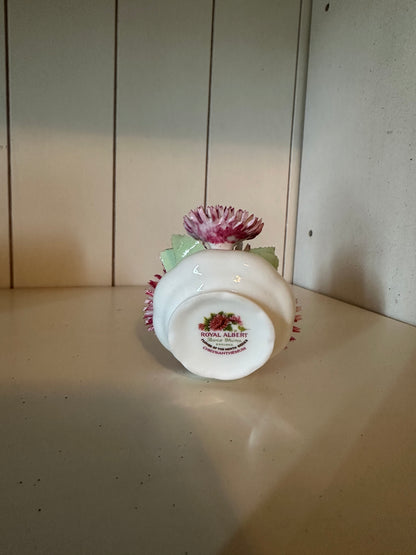 Vintage Royal Albert Porcelain Flowers, Chrysanthemums