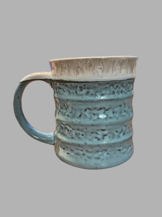 Pottery Mug- Blue tones