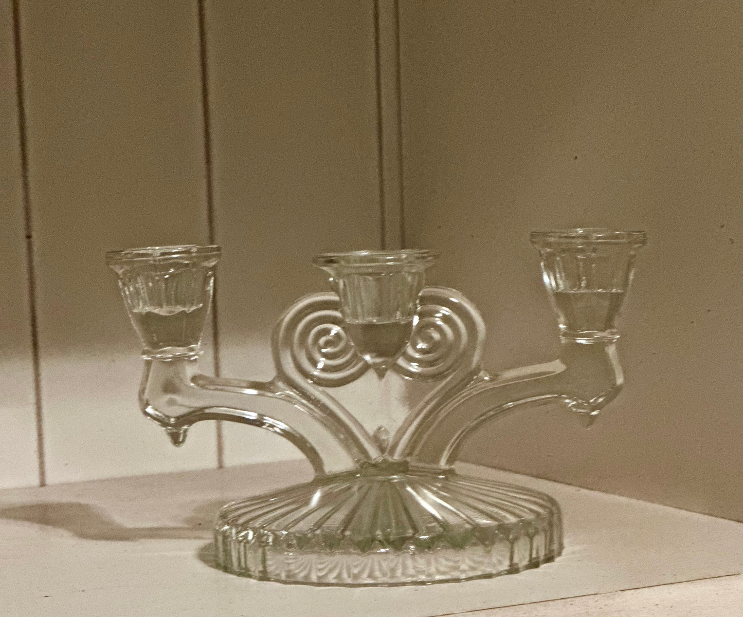 Glass Candelabra