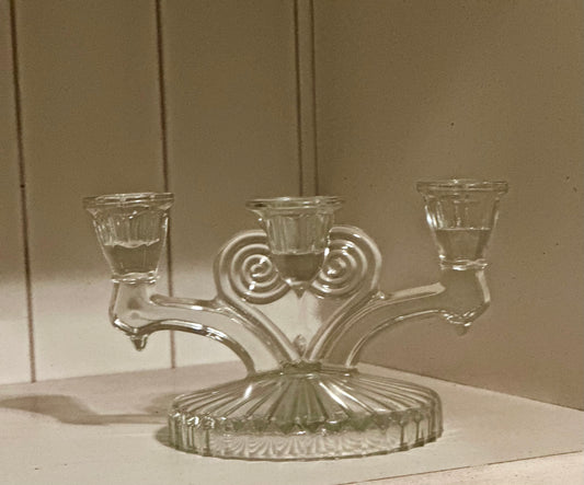 Glass Candelabra