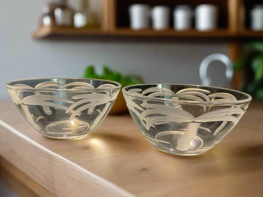 Etched bowls made in France (2)