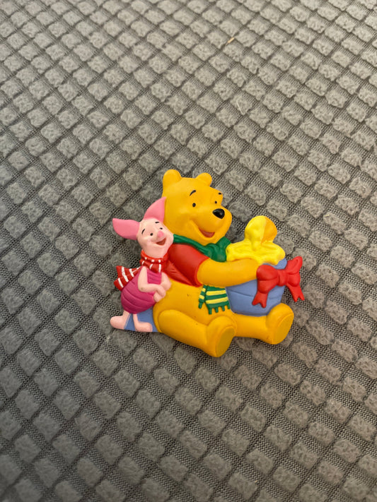Vintage Disney Hallmark Winter Winnie the Pooh Broach