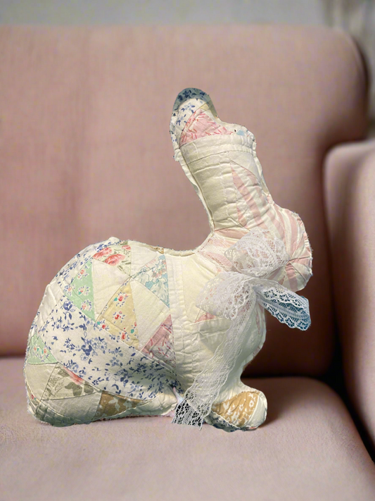 Patchwork Sitting Bunny