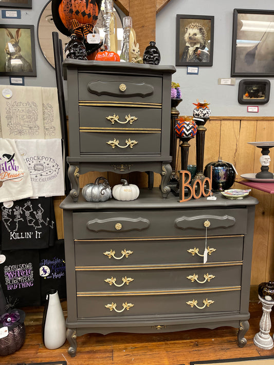 Iron Ore Dresser & Night Stand