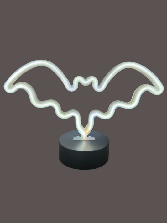 Neon White Bat Light