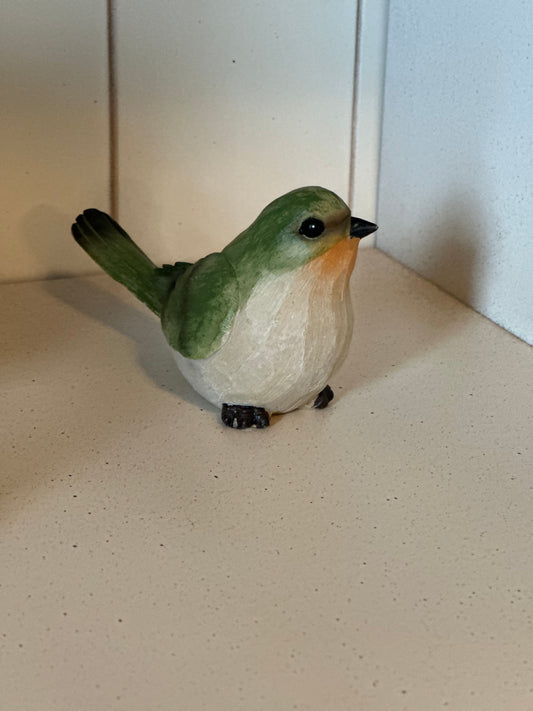 Bird figurine (green)