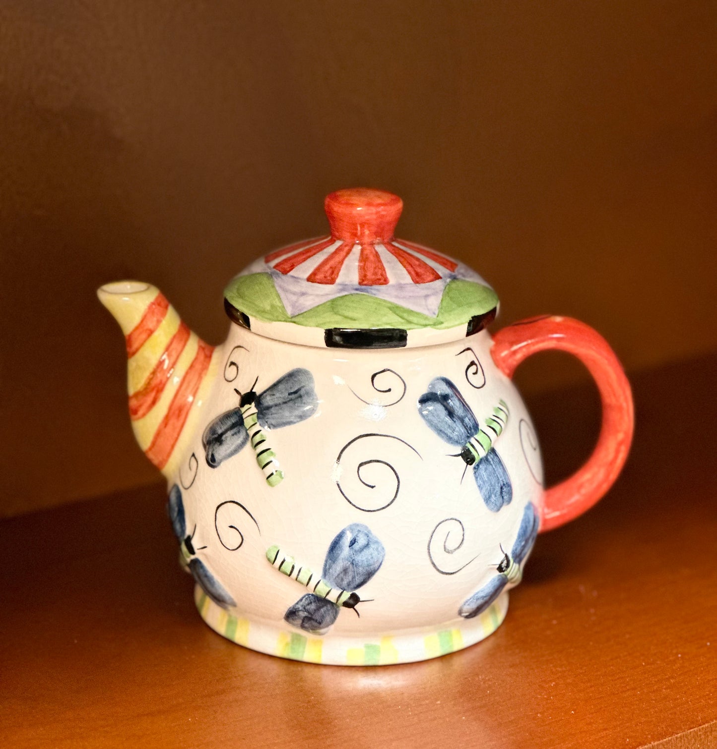 Najolica Dragonfly Teapot