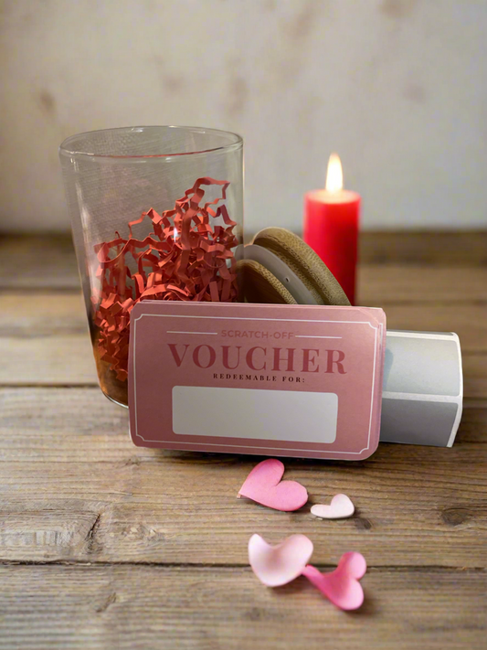 VDAY Scratch off Coupons DIY Gift Kit