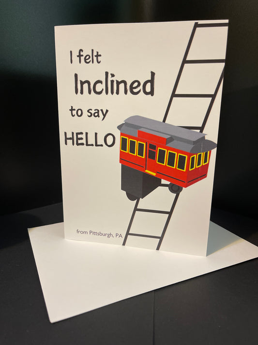 Pittsburgh Inclined Card