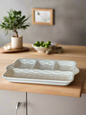 Whittier Pottery Basketweave Tray