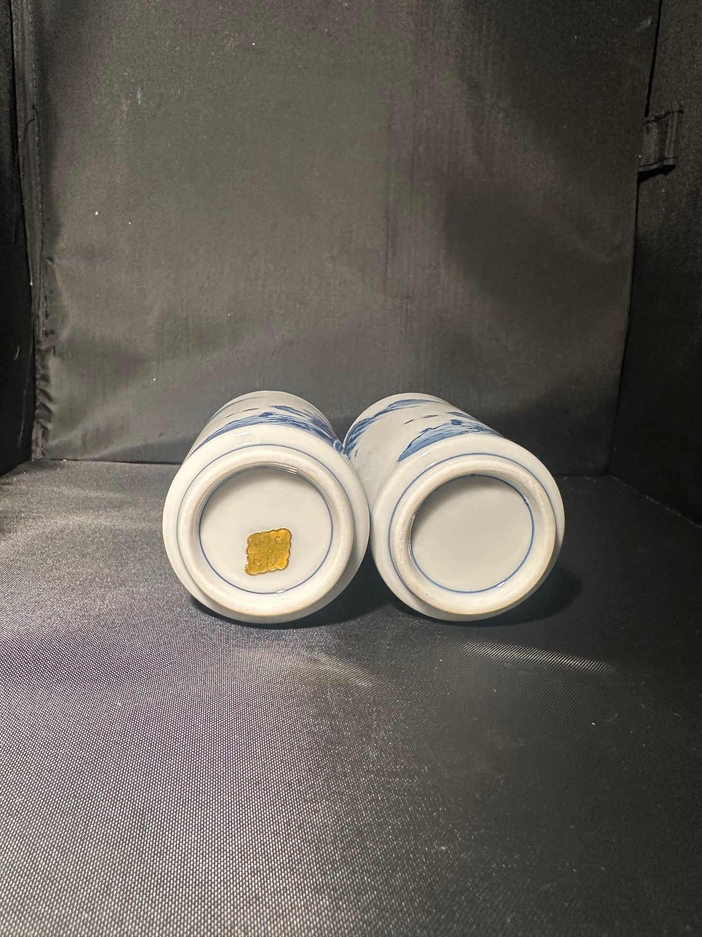 Vtg Japan Tall Tea Saki Cups (Set Of 6)