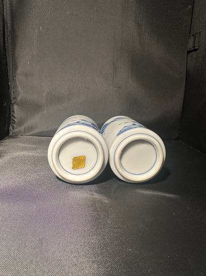 Vtg Japan Tall Tea Saki Cups (Set Of 6)