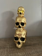 Gold Stacked Skulls