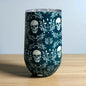Tumbler Teal/Skulls