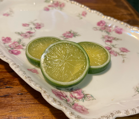Faux Lime Slices