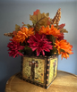 Fall Floral Scarecrow Box