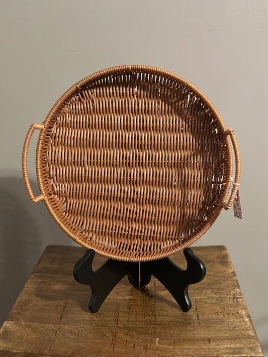 Wicker tray
