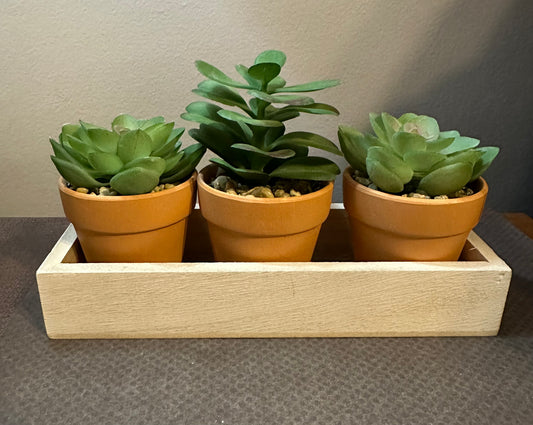 Mini Faux Succulents