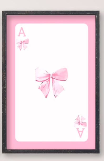 PINK framed wall art