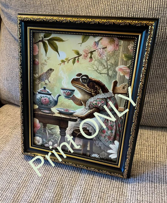 Mrs. Toad’s Tea Party PRINT ONLY