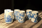 Vtg Japan Tall Tea Saki Cups (Set Of 6)