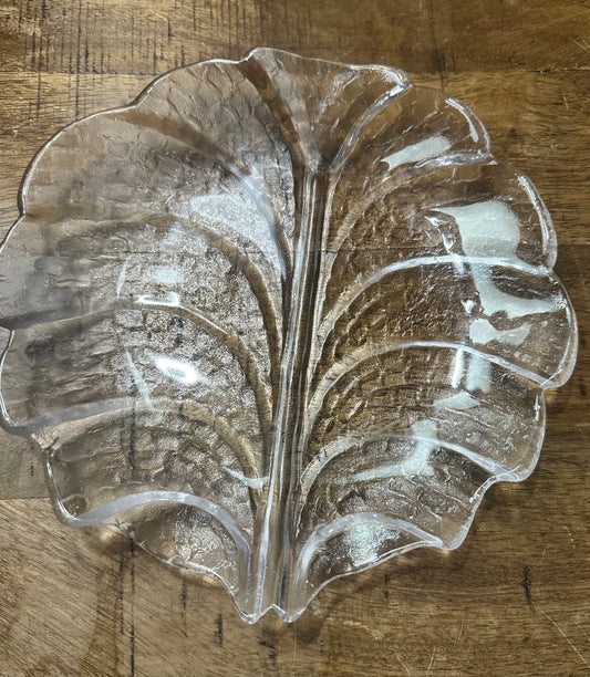 Vtg Art Glass Salad Plate