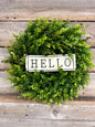 Boxwood wreath