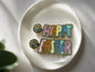 Happy Easter Seed Bead Earrings