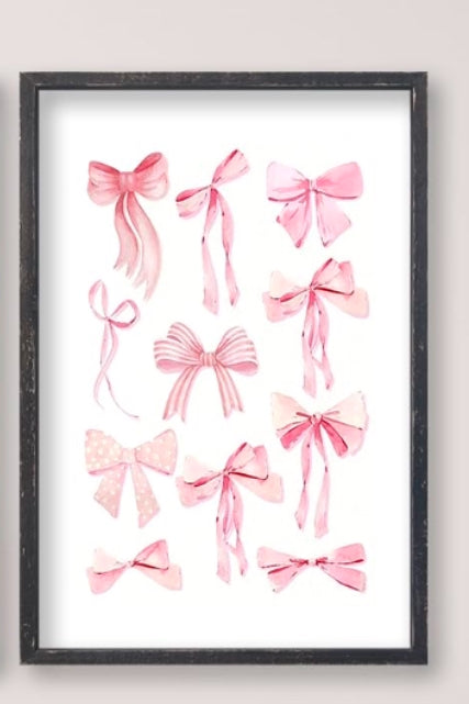 PINK framed wall art