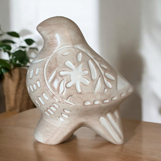 Ceramic Bird Figurine