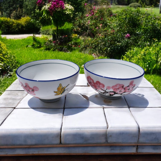 Japanese Chinese Footed Bowls