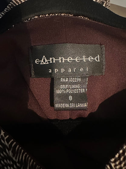 Connected Apparel Layer Dress with Short Sleeves. Size 8