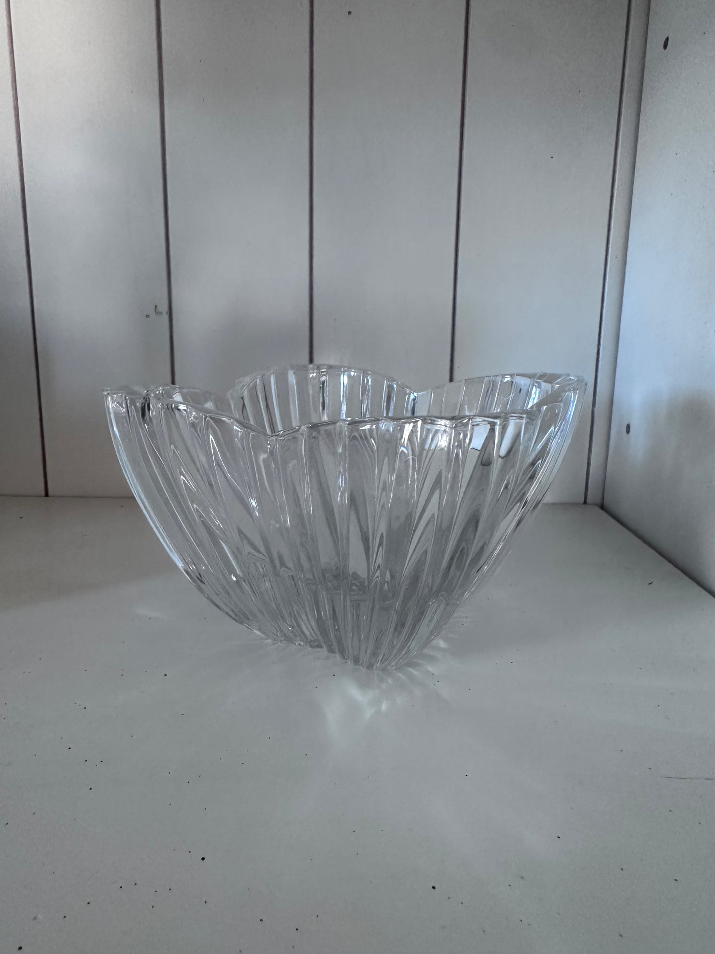 Mikasa Crystal Serveware Bowl Tulip LYDIA