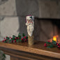 Vintage 1992 TNT Woodland Santa on Natural Log